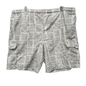 Islander Men’s Cargo Board Shorts Swim Trunks Shorts Size Large